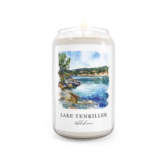 Lake Tenkiller, Oklahoma scented soy candle