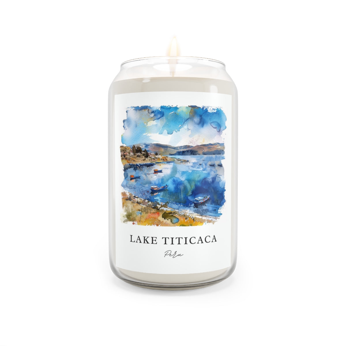 Lake Titicaca, Peru scented soy candle