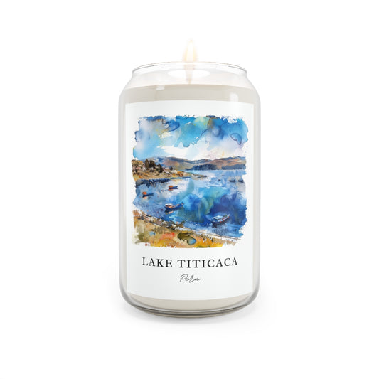 Lake Titicaca, Peru scented soy candle