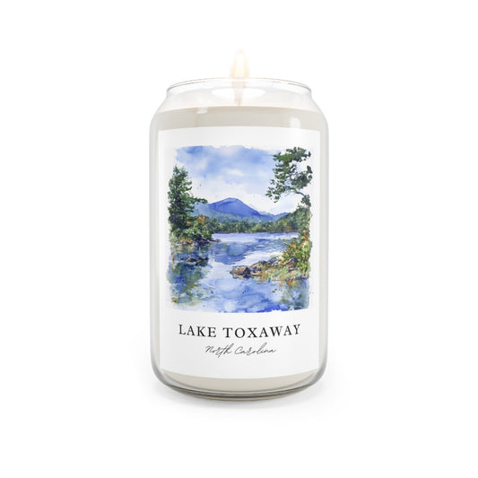 Lake Toxaway, North Carolina scented soy candle