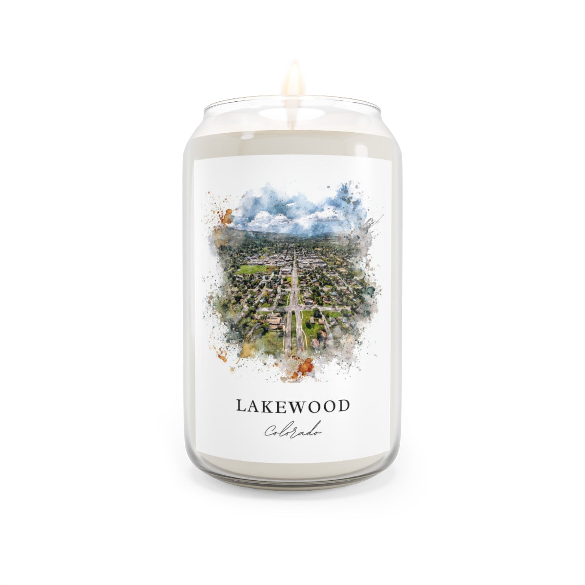 Lakewood, Colorado scented soy candle