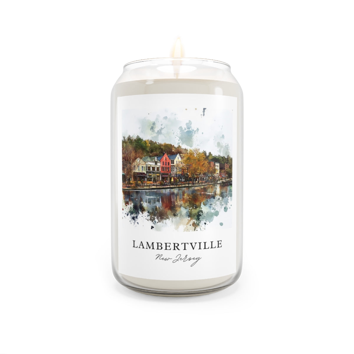 Lambertville, New Jersey scented soy candle