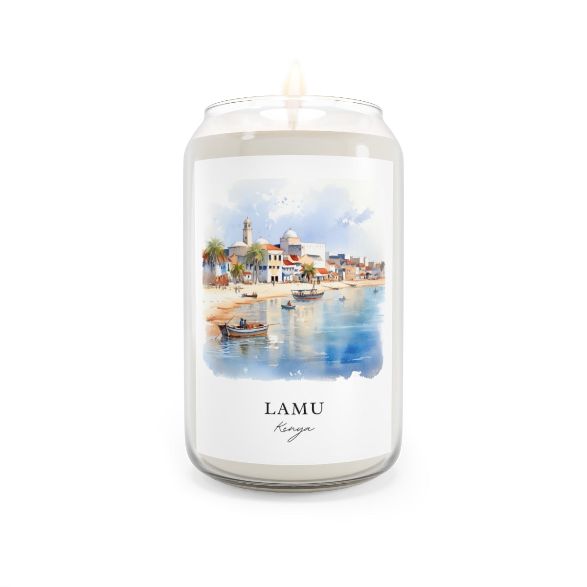 Lamu, Kenya scented soy candle