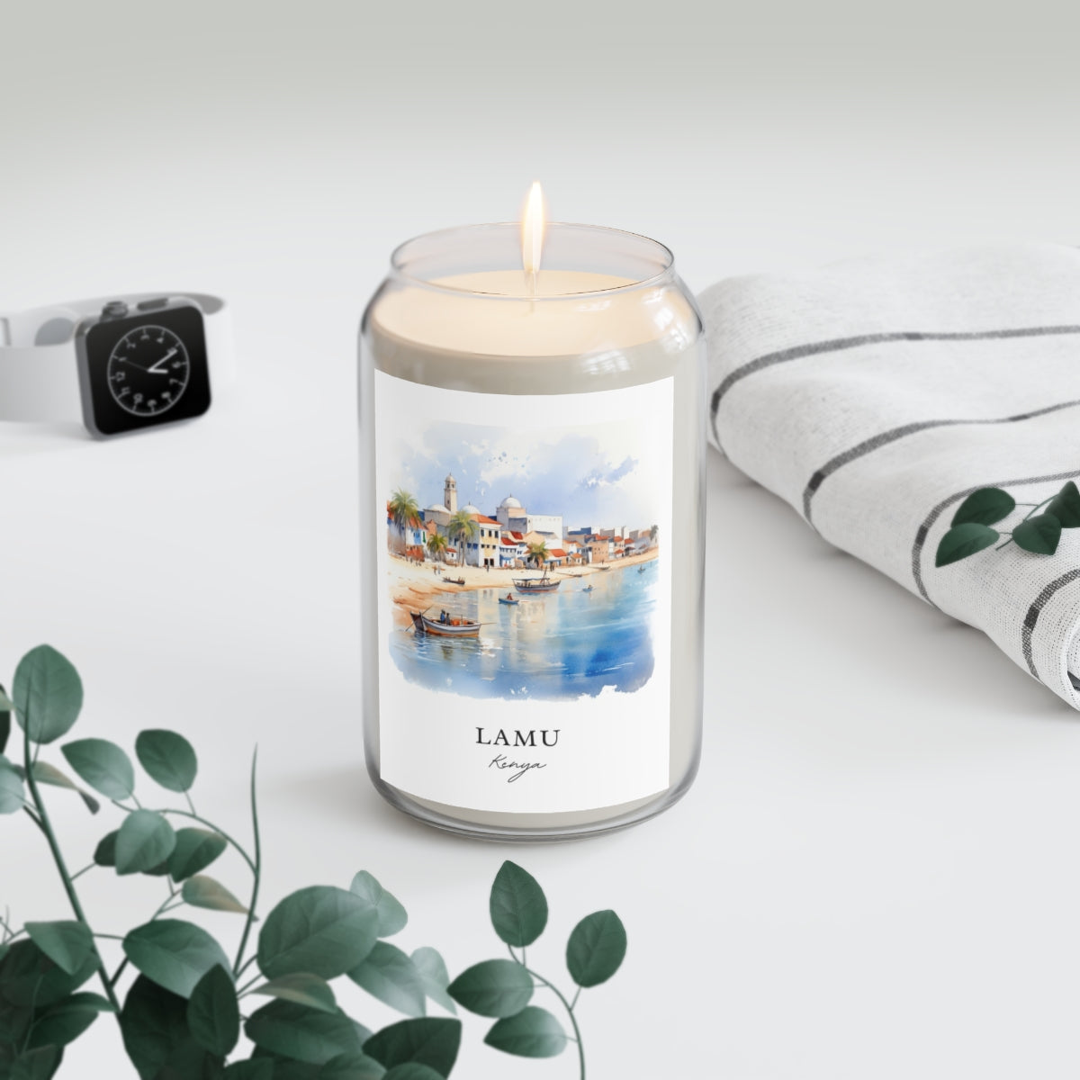 Lamu, Kenya scented soy candle