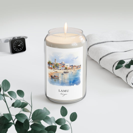 Lamu, Kenya scented soy candle