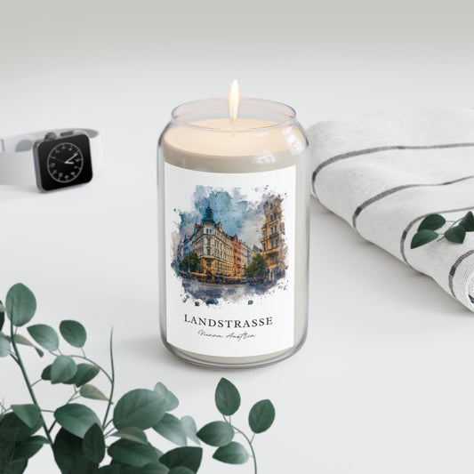 Landstrasse, Vienna, Austria scented soy candle