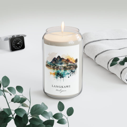 Langkawi, Malaysia scented soy candle