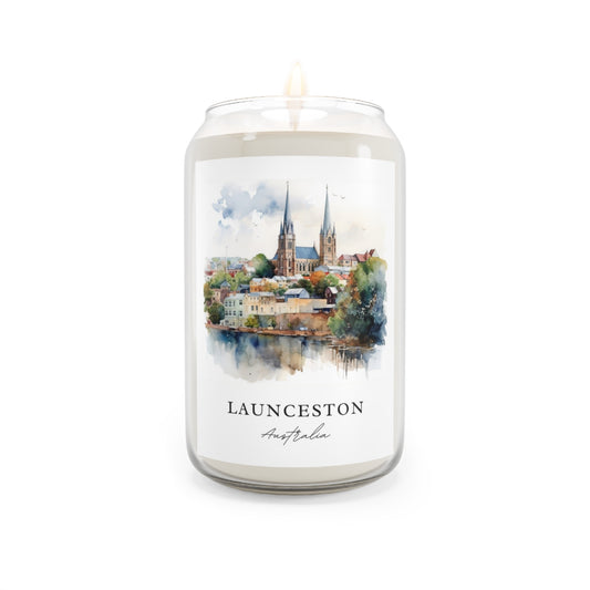 Launceston, Australia scented soy candle