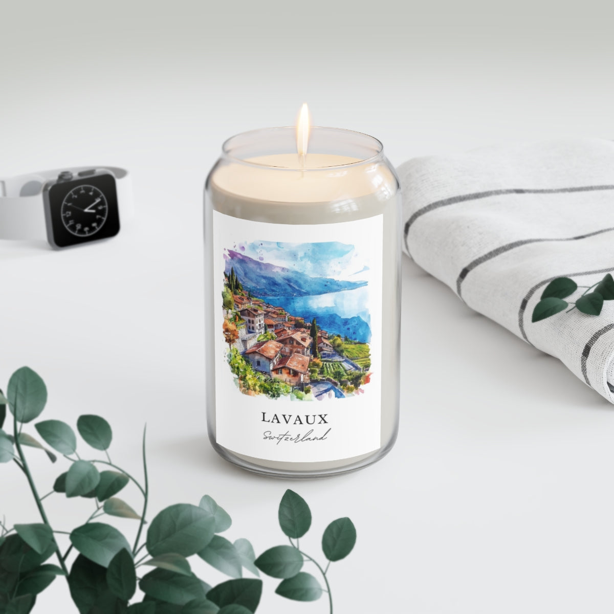 Lavaux, Switzerland scented soy candle