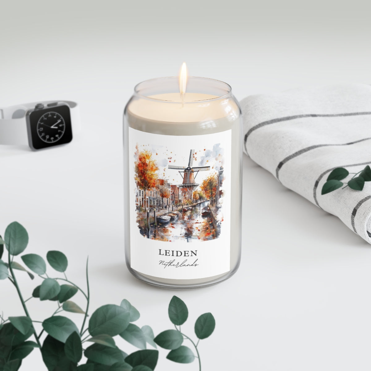 Leiden, Netherlands scented soy candle