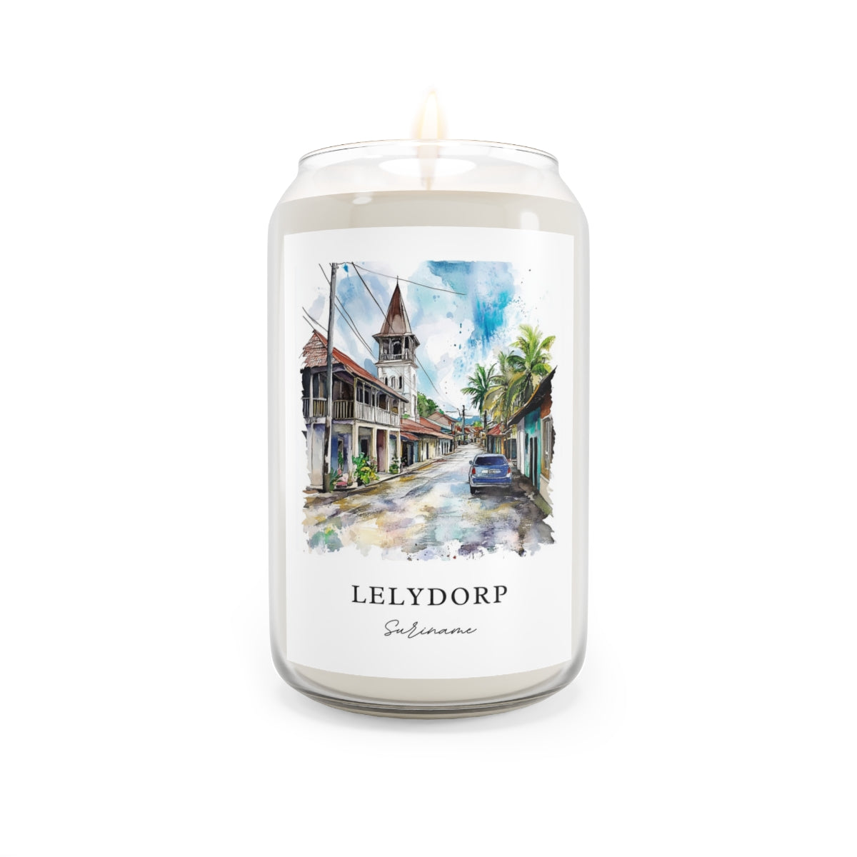 Lelydorp, Suriname scented soy candle