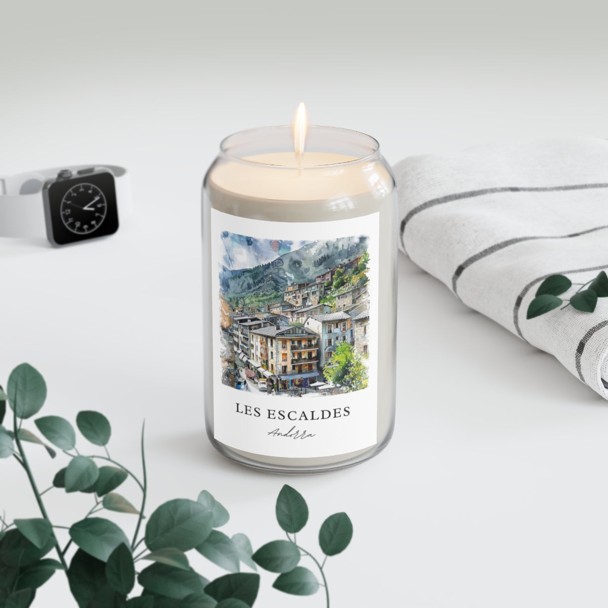 Les Escaldes, Andorra scented soy candle
