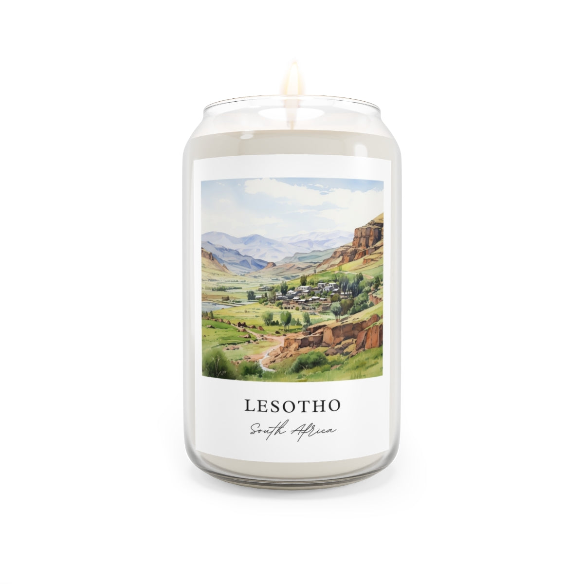 Lesotho, South Africa scented soy candle