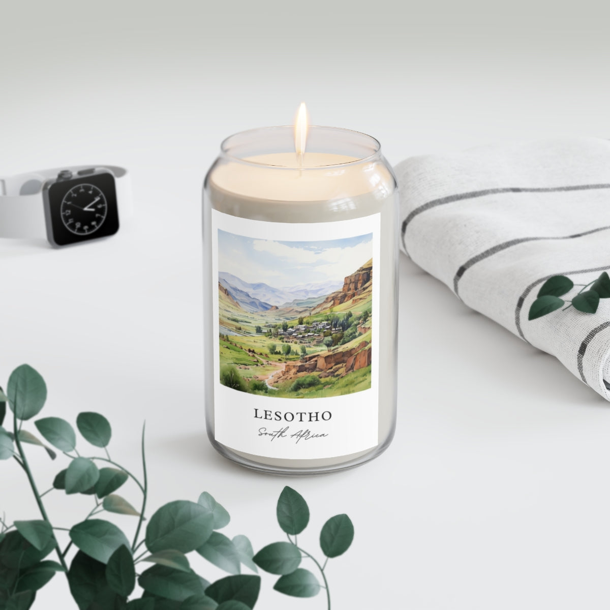 Lesotho, South Africa scented soy candle