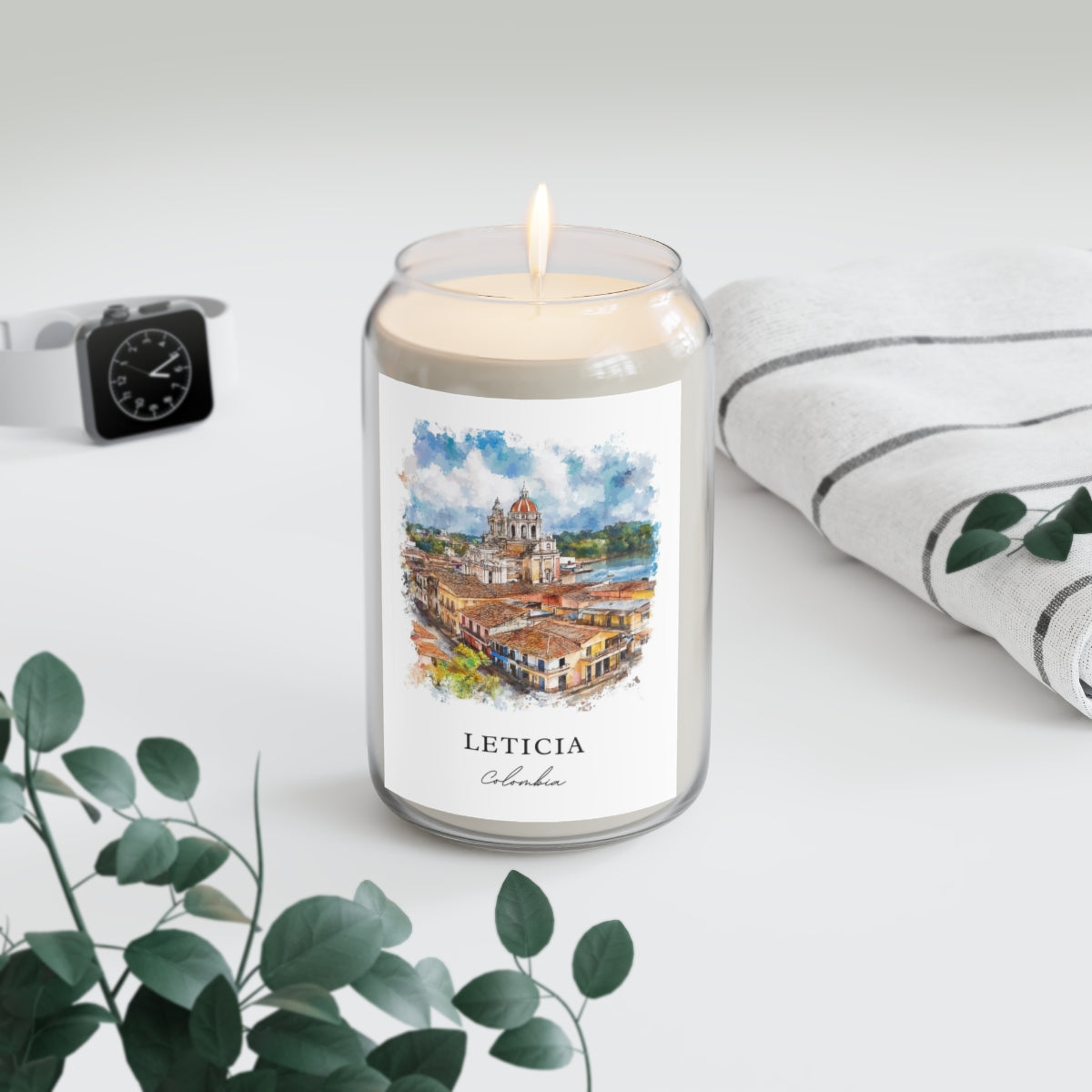 Leticia, Colombia scented soy candle