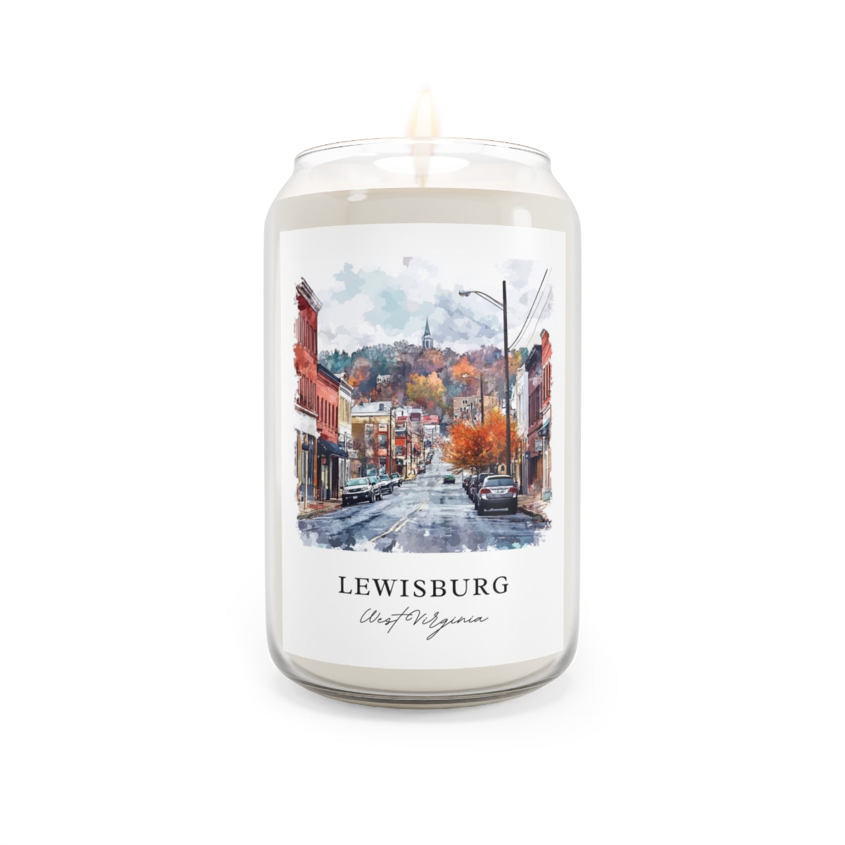 Lewisburg, West Virginia scented soy candle