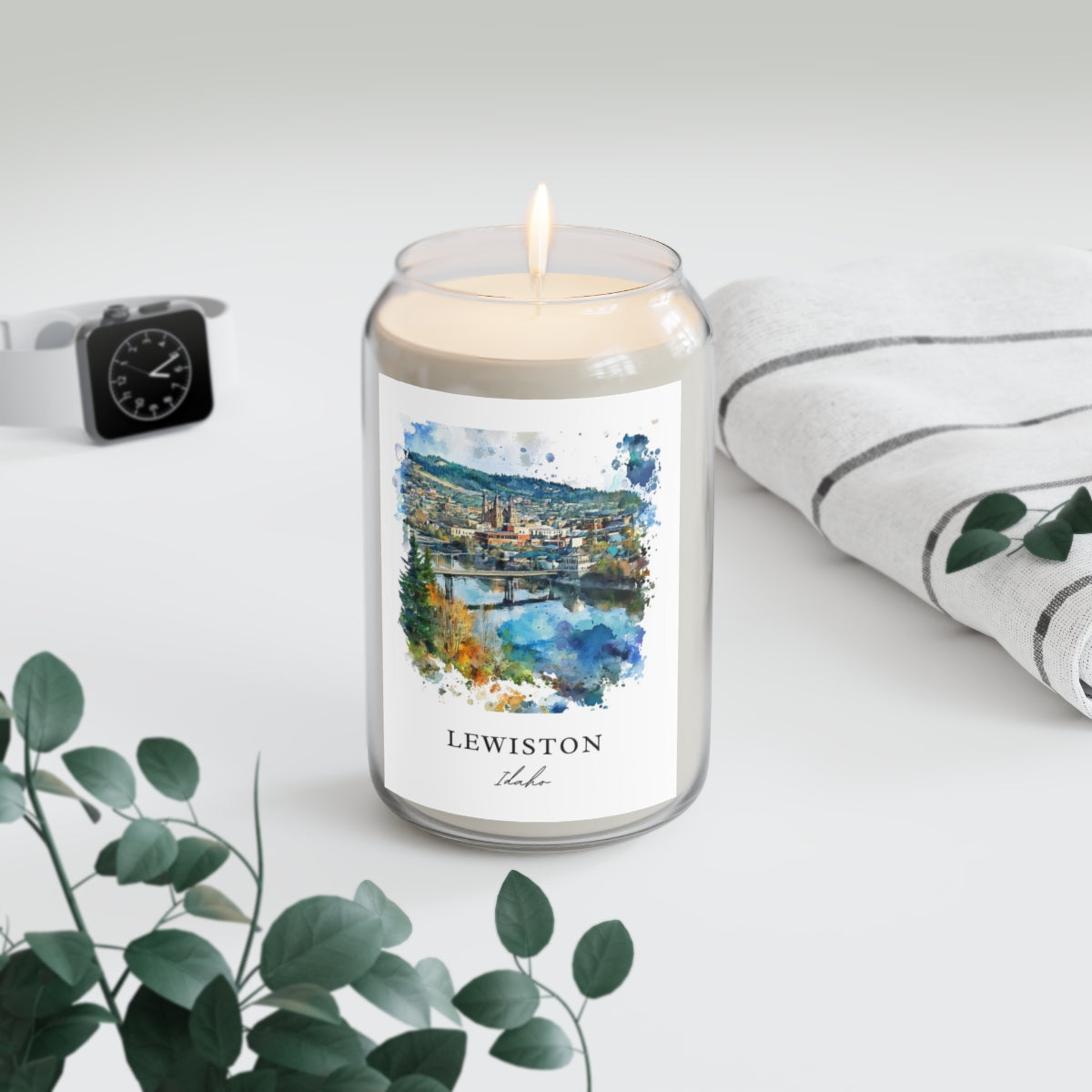 Lewiston, Idaho scented soy candle