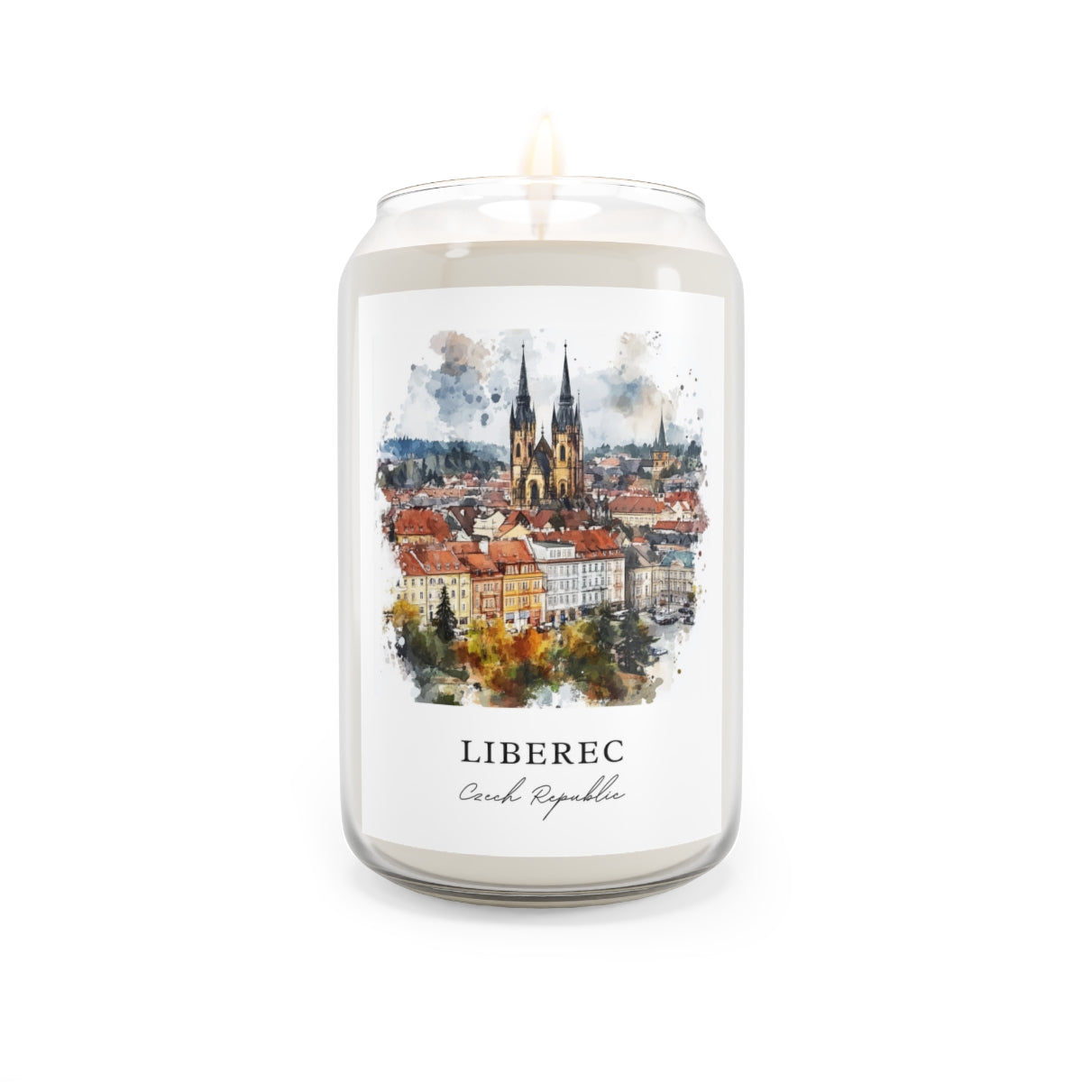 Liberec, Czech Republic scented soy candle