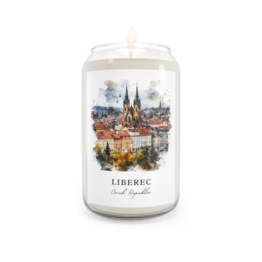 Liberec, Czech Republic scented soy candle