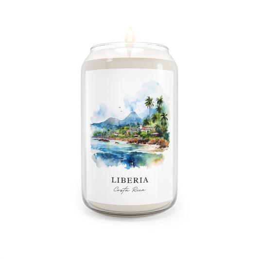 Liberia, Costa Rica scented soy candle