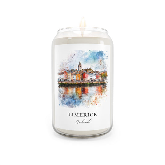 Limerick, Ireland scented soy candle
