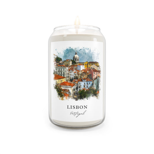 Lisbon, Portugal scented soy candle