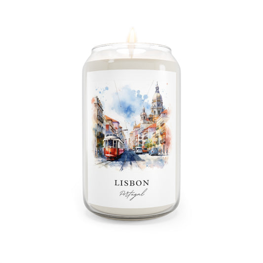 Lisbon, Portugal scented soy candle
