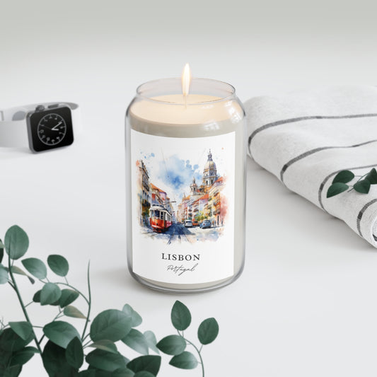 Lisbon, Portugal scented soy candle