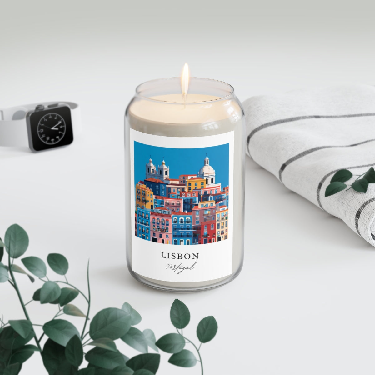 Lisbon, Portugal scented soy candle