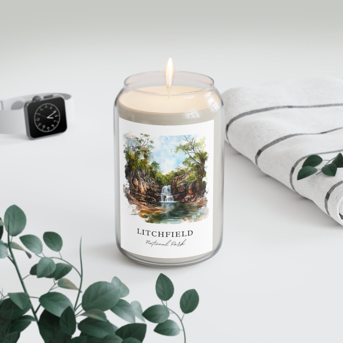 Litchfield, National Park scented soy candle