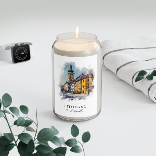 Litomyšl, Czech Republic scented soy candle