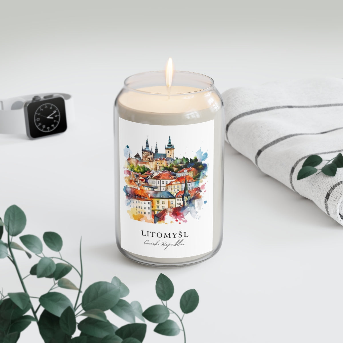 Litomyšl, Czech Republic scented soy candle
