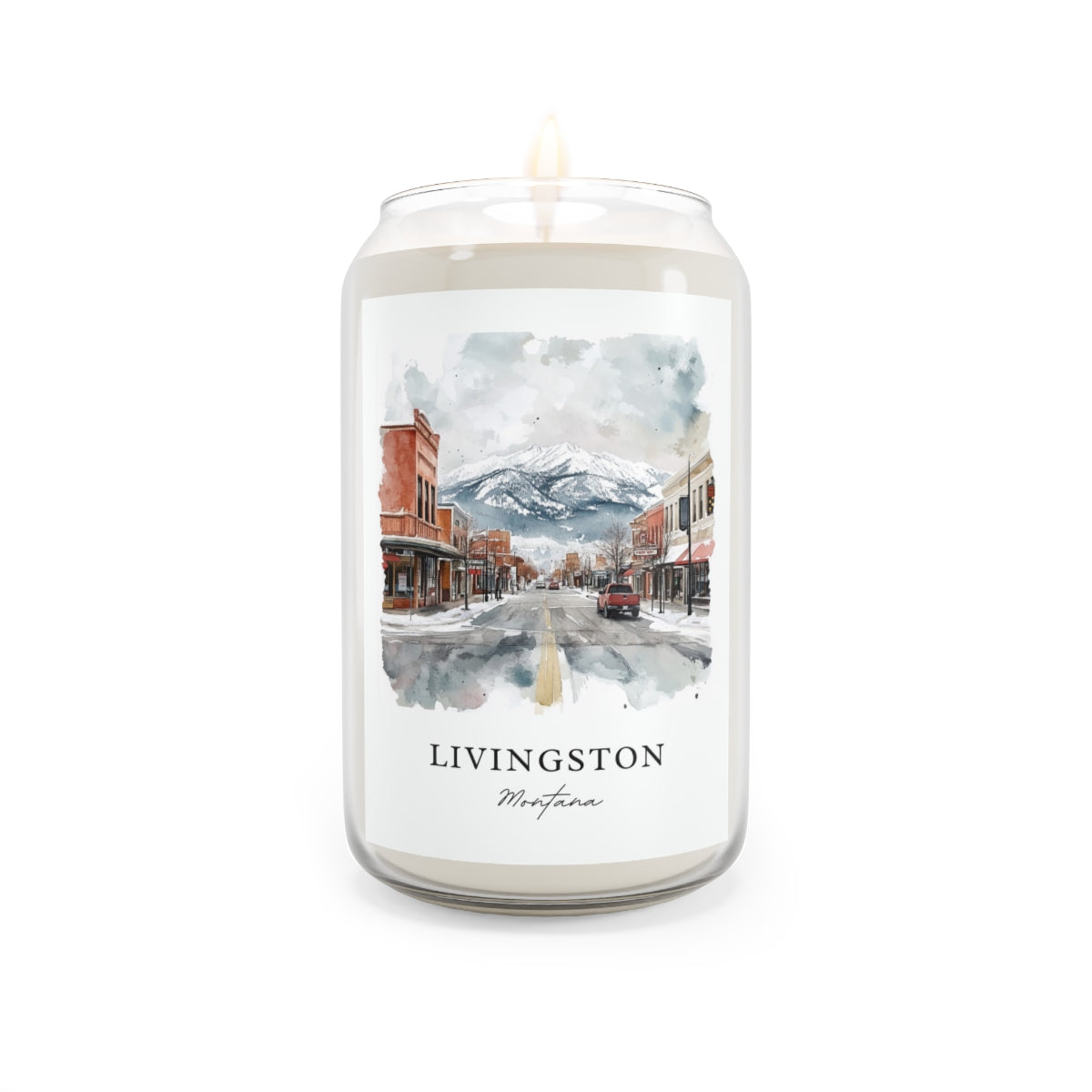 Livingston, Montana scented soy candle