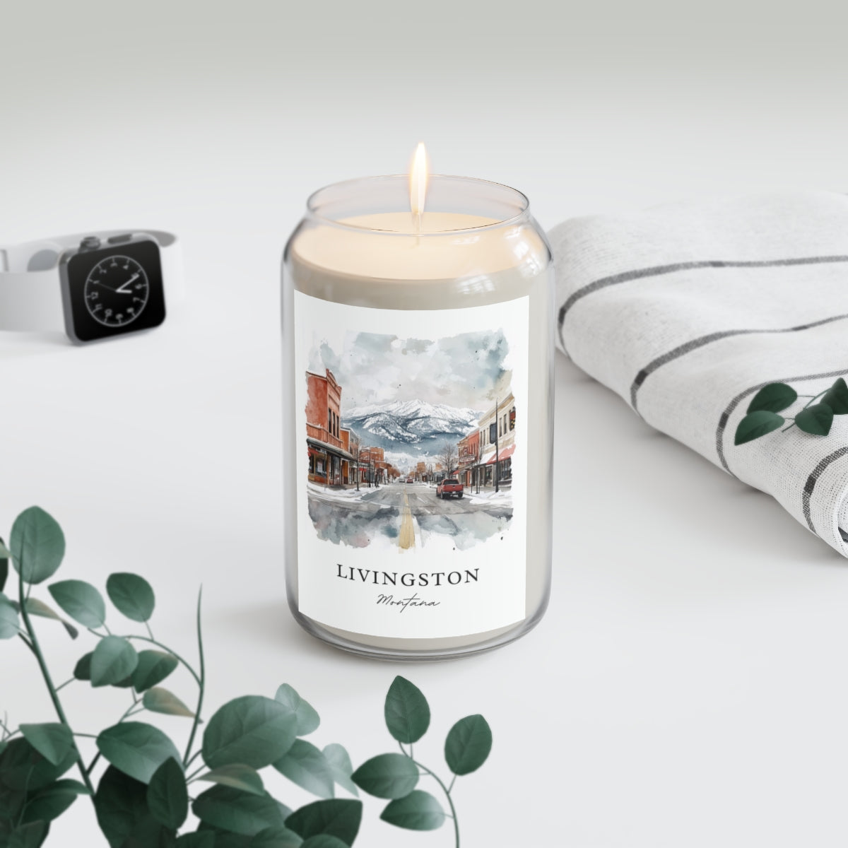 Livingston, Montana scented soy candle