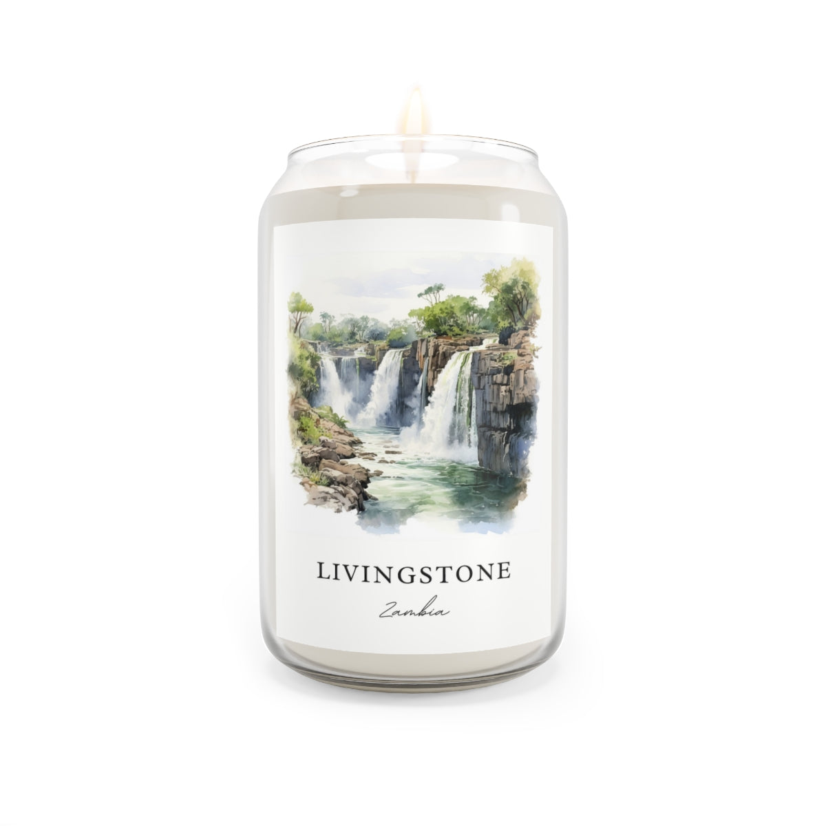 Livingstone, Zambia scented soy candle