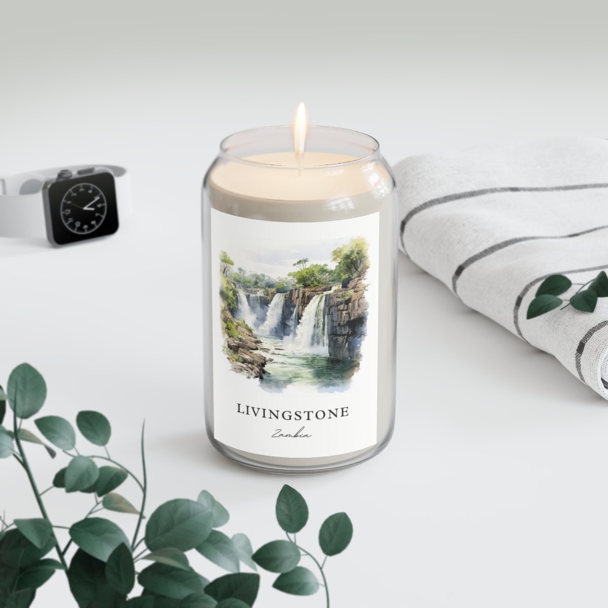 Livingstone, Zambia scented soy candle