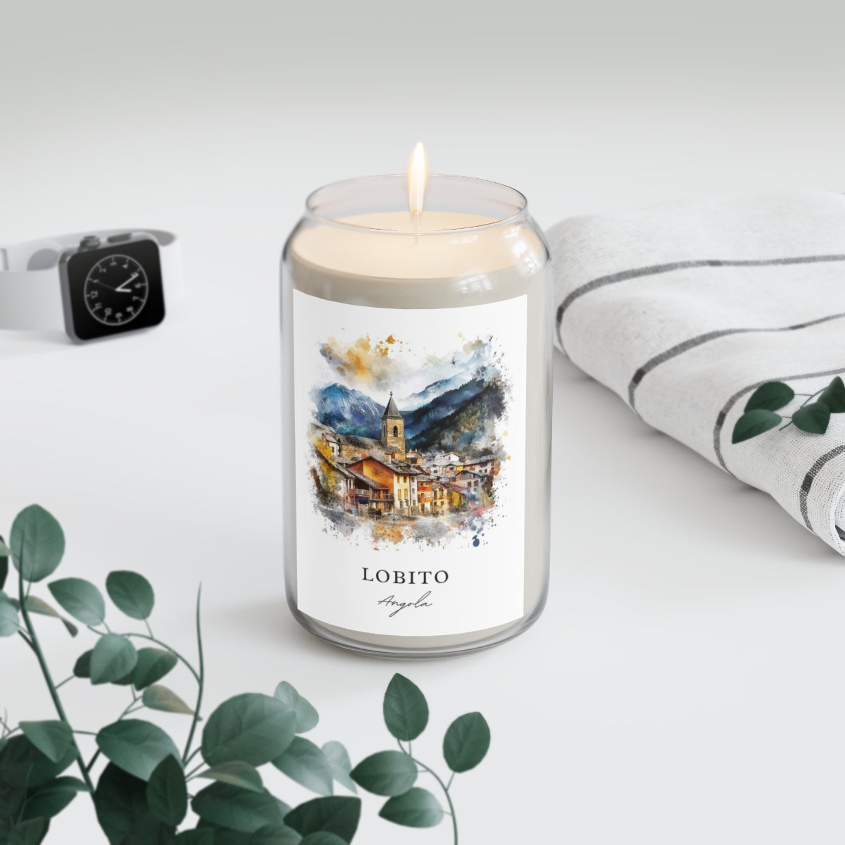 Lobito, Angola scented soy candle