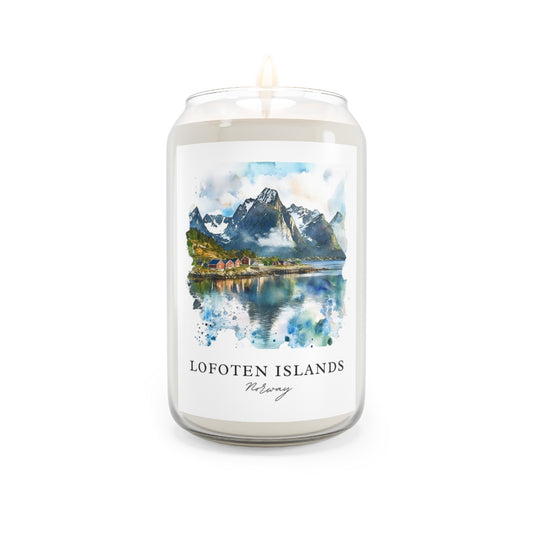 Lofoten Islands, Norway scented soy candle