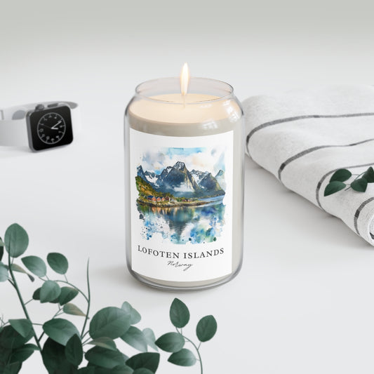 Lofoten Islands, Norway scented soy candle