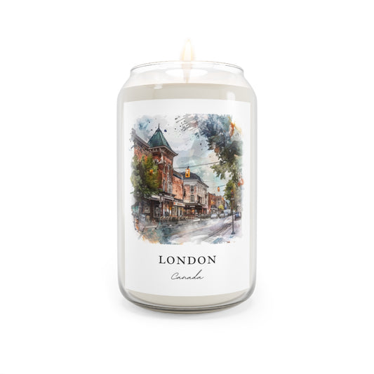 London, Canada scented soy candle