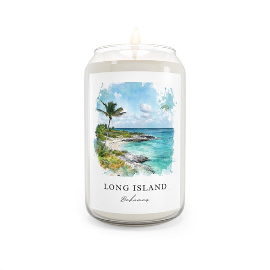 Long Island, Bahamas scented soy candle