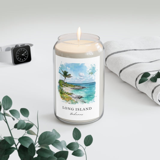 Long Island, Bahamas scented soy candle
