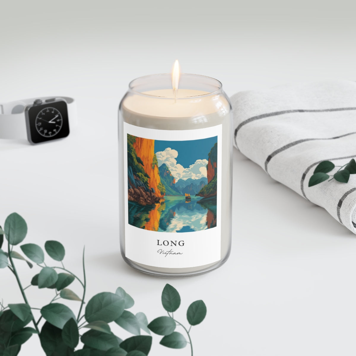 Long, Vietnam scented soy candle