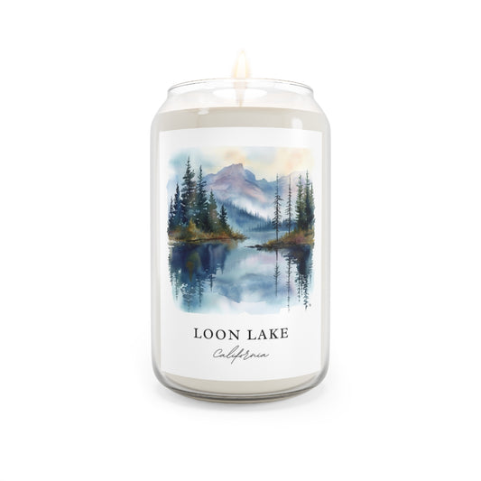 Loon Lake, California scented soy candle