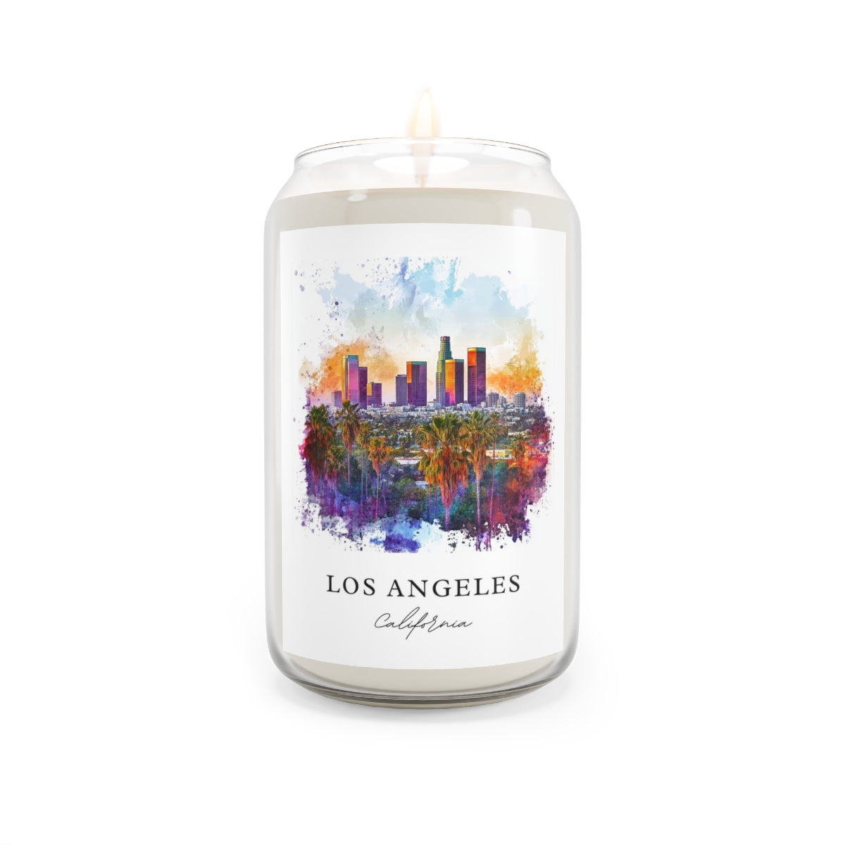 Los Angeles, California scented soy candle