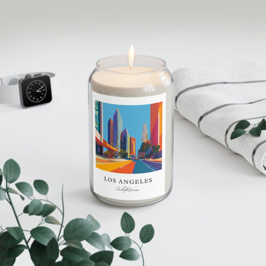 Los Angeles, California scented soy candle