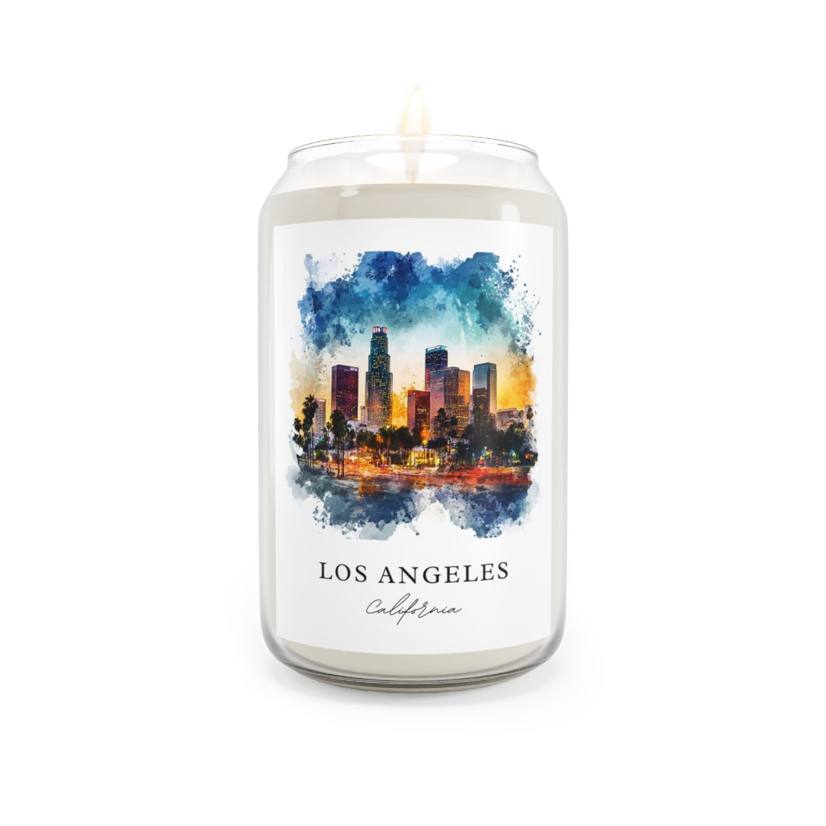 Los Angeles, California scented soy candle