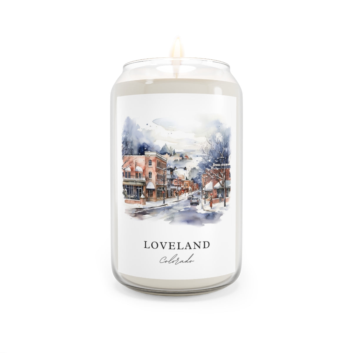 Loveland, Colorado scented soy candle