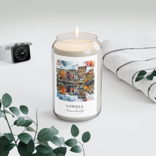 Lowell, Massachusetts scented soy candle