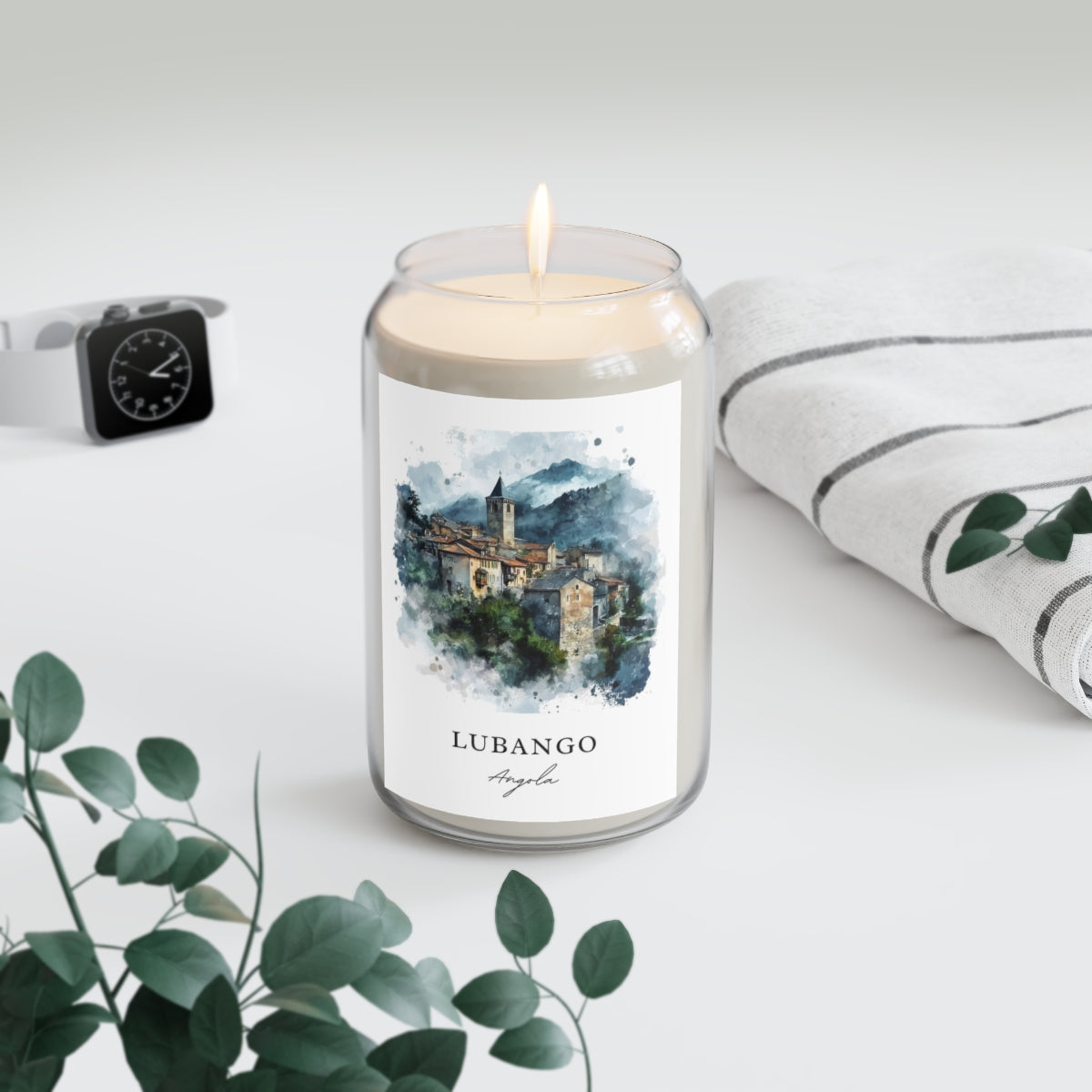 Lubango, Angola scented soy candle
